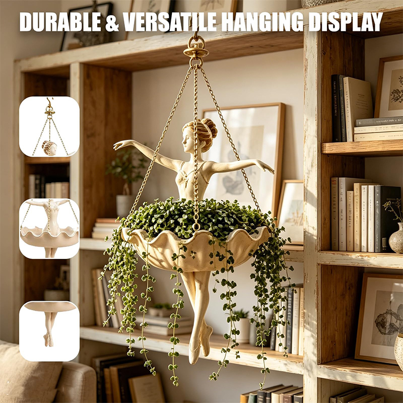Spider Plant Hanging - Fioriera a sospensione Ballerina con catene
