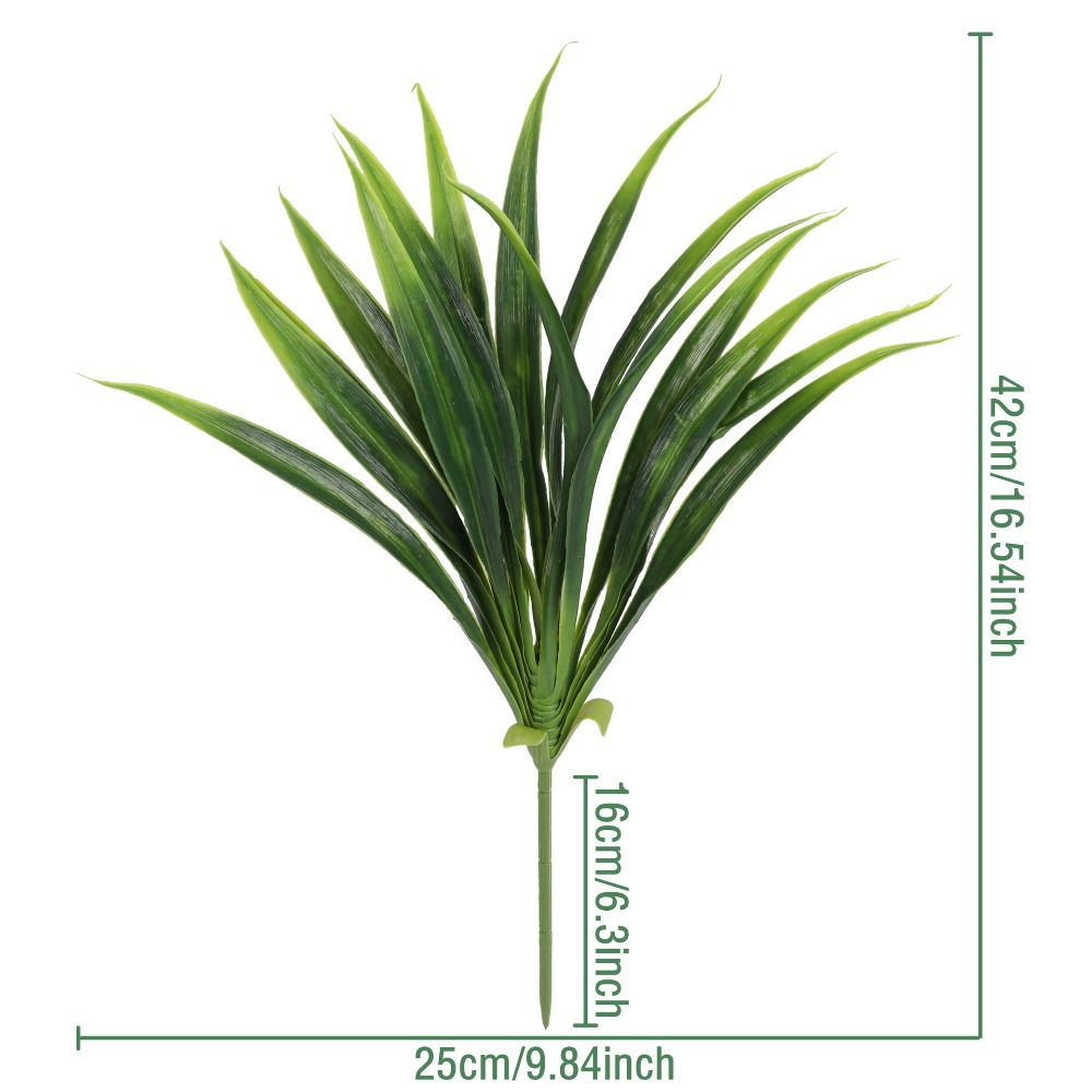 Spider Plant Hanging - Foglie di Orchidea Artificiali Realistiche da
