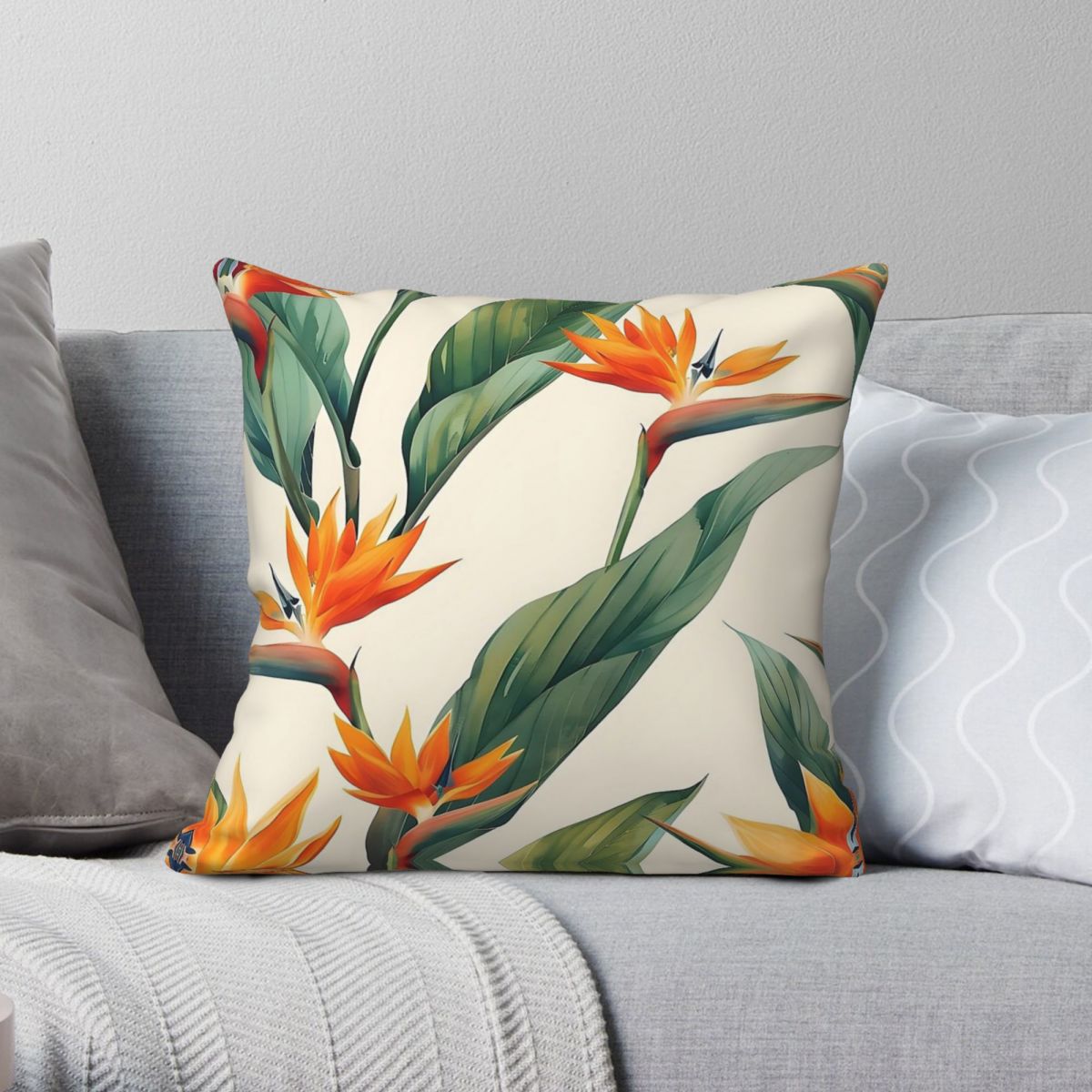 Bird Paradise Strelitzia - Federa quadrata Bird Of Paradise Strelitzia