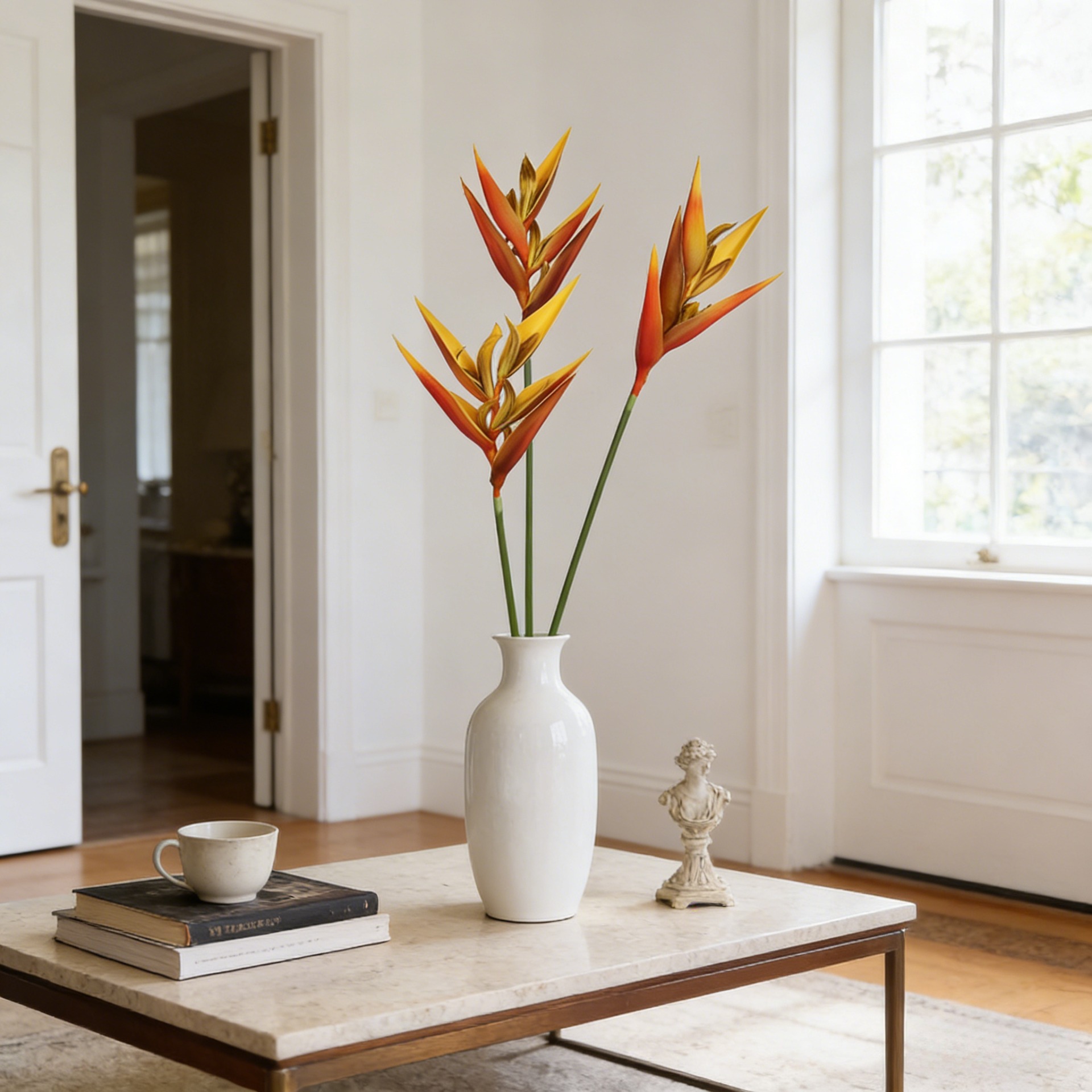 Bird Paradise Strelitzia - Pianta strelitzia artificiale da 36,6 pollici