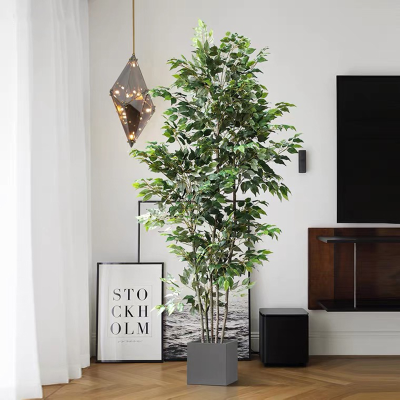 Ficus Lyrata Tree - Albero di ficus artificiale da 70
