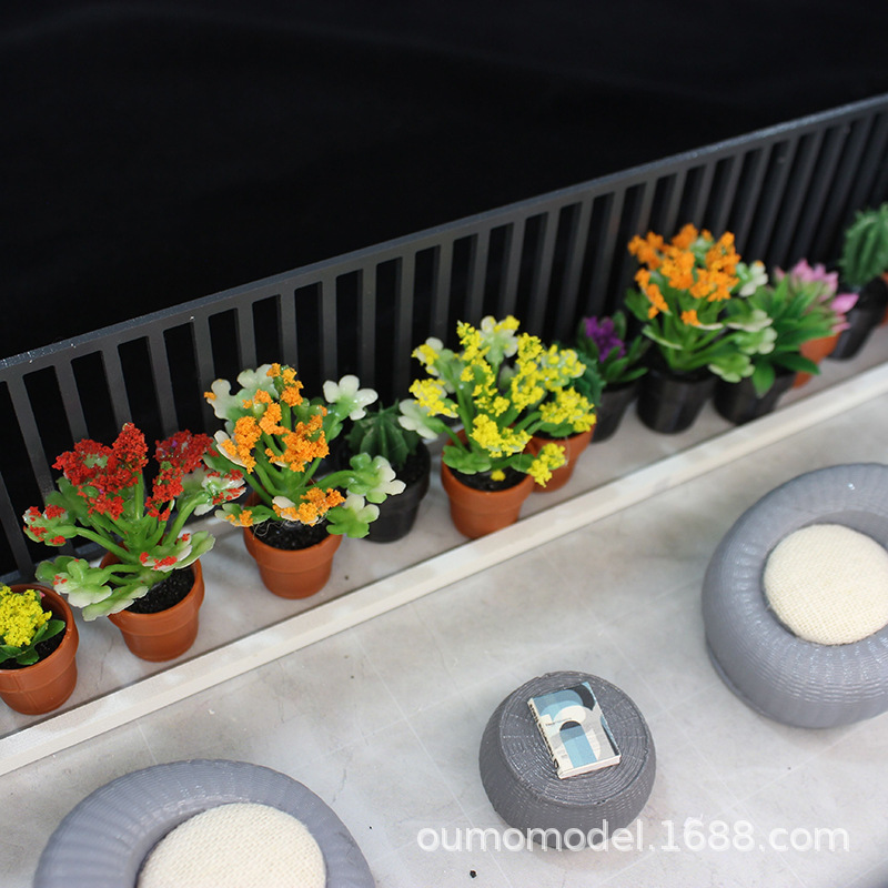 Echeveria Succulent - Mini piante simulate Cactus Modello di