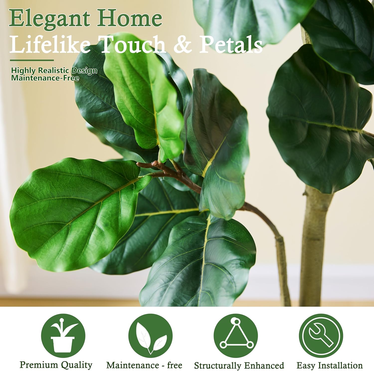 Ficus Lyrata Artificiale Premi - Ficus Lyrata Tree recensione e prezzo