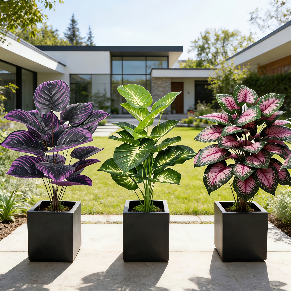 Set di 3 Piante Artificiali da - Ficus Lyrata Tree recensione e prezzo