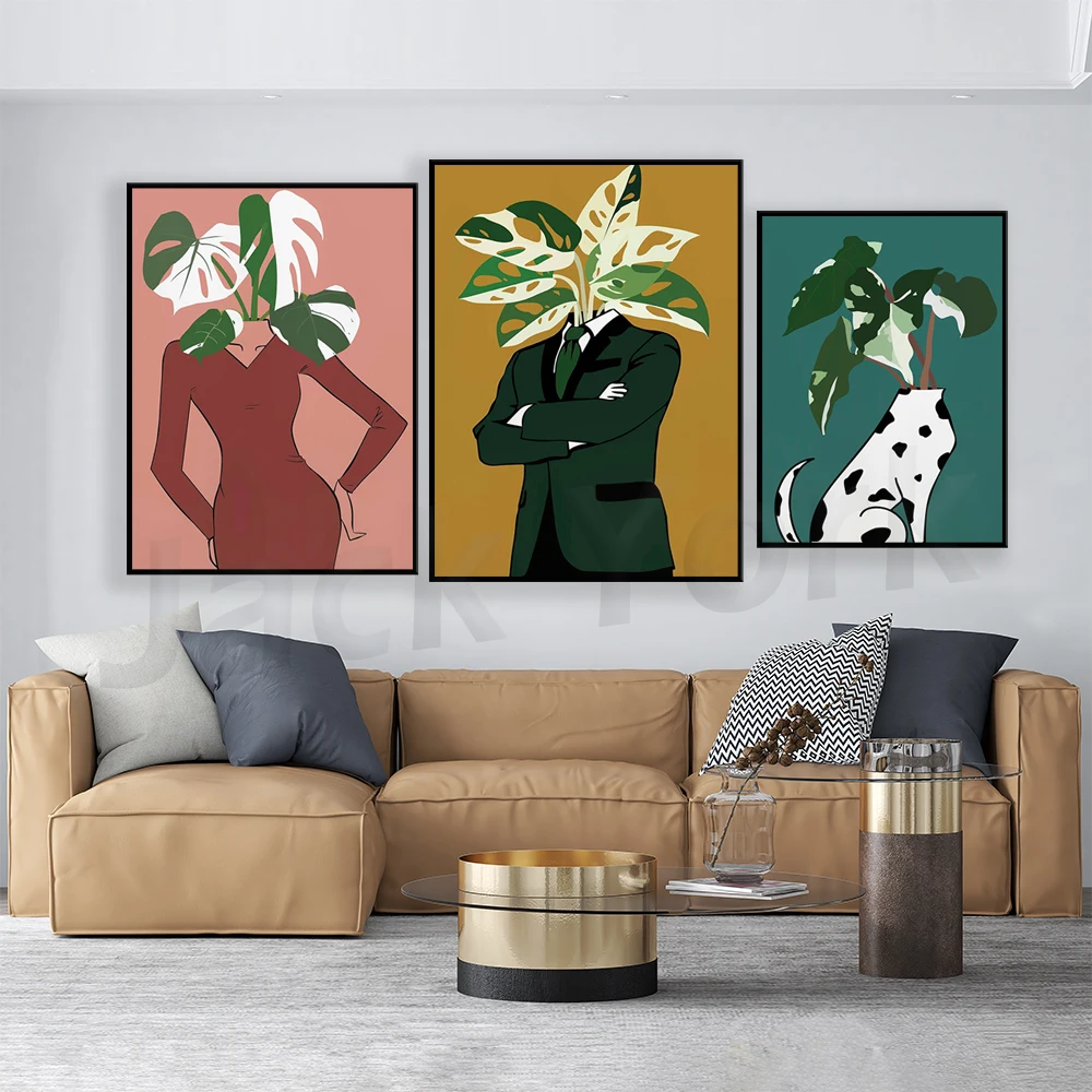 Monstera Albo in un poster di  - Monstera Adansonii recensione e prezzo