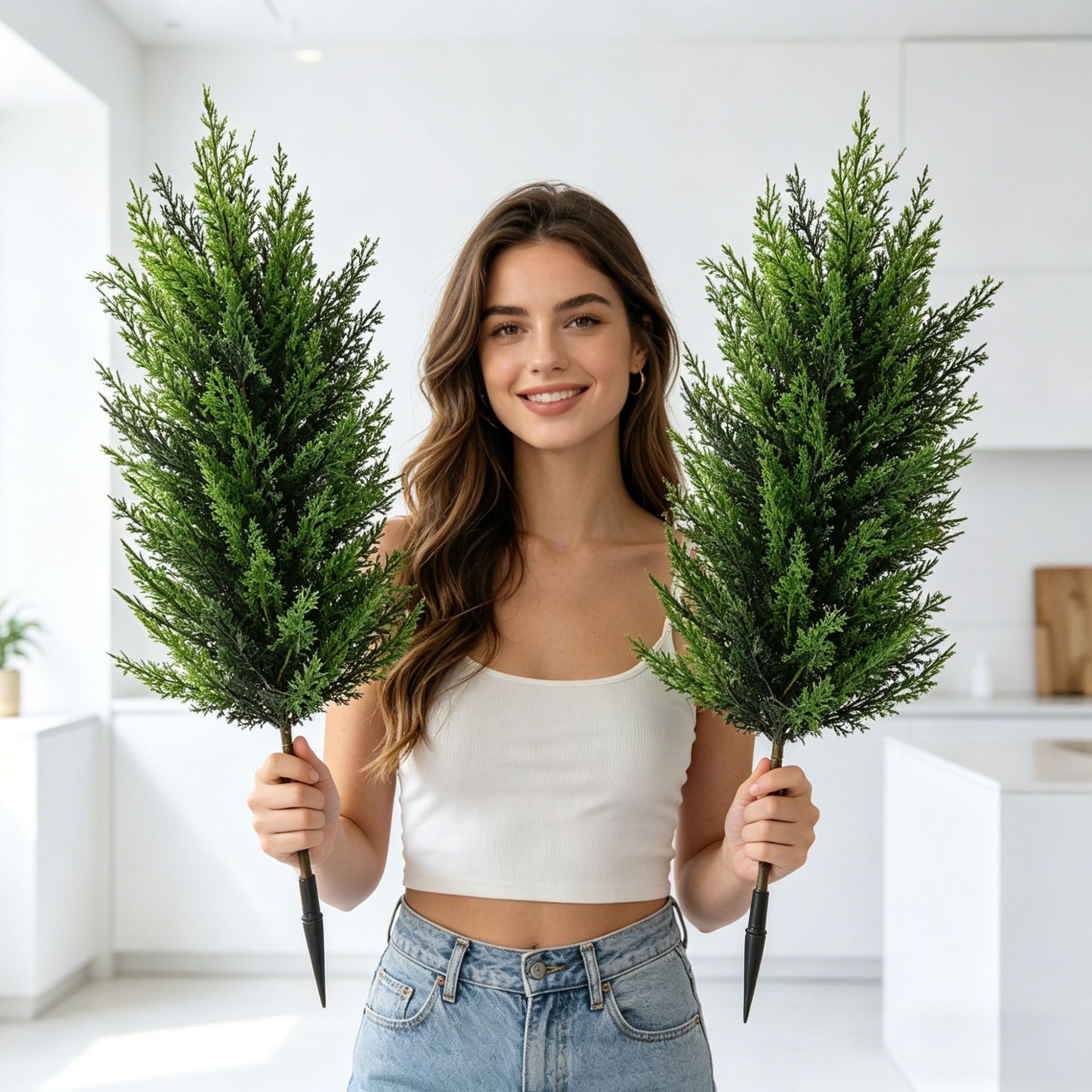 1/2 Pezzi Cipresso Artificiale - Dracaena Marginata recensione e prezzo