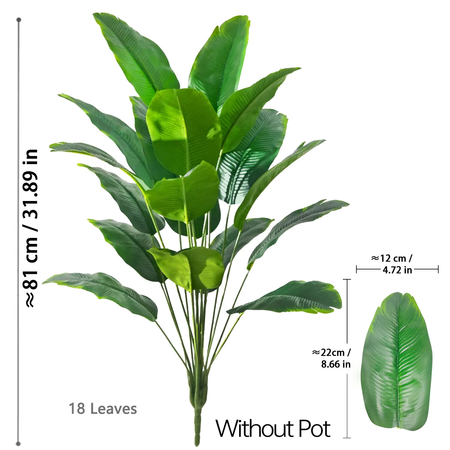 Piante Artificiali 67-112cm, G - Ficus Lyrata Tree recensione e prezzo